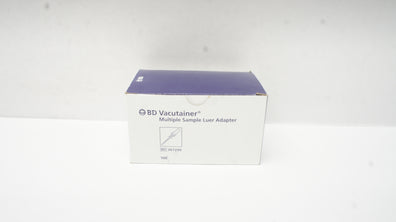 BD 367290 Vacutainer Multiple Sample Luer Adapter - Box of 100